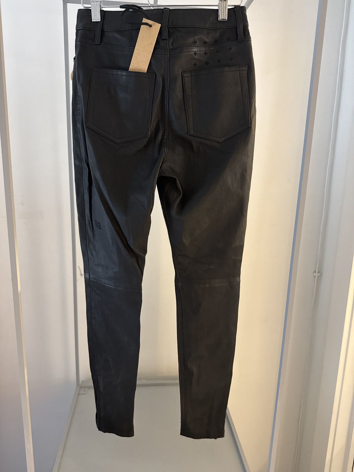 Ksubi Night Owl Leather Pants : brand new Size 26" / US 2 / IT 38 - 3 Thumbnail