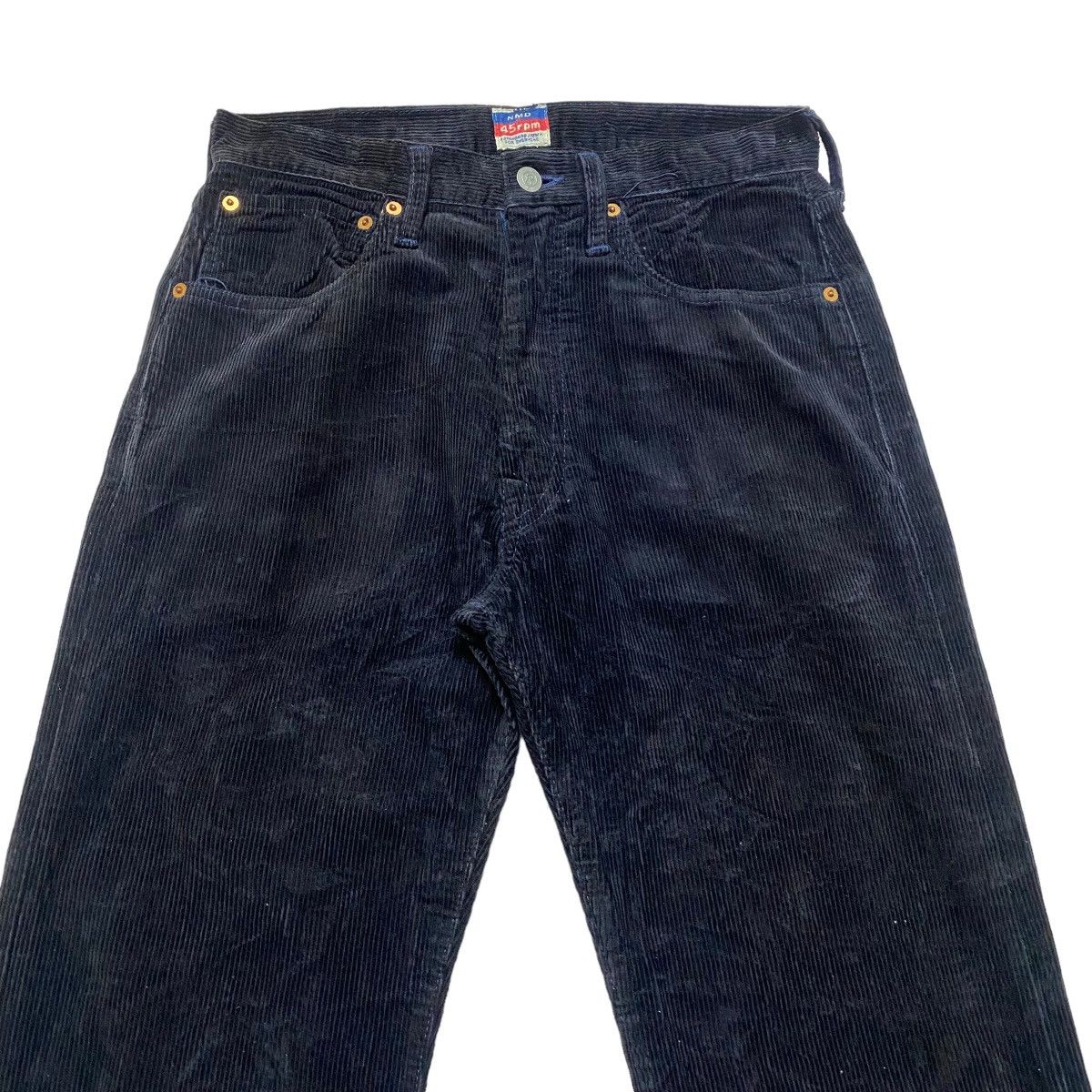 45rpm 45rpm Black Corduroy Pants Size US 29 - 4 Thumbnail