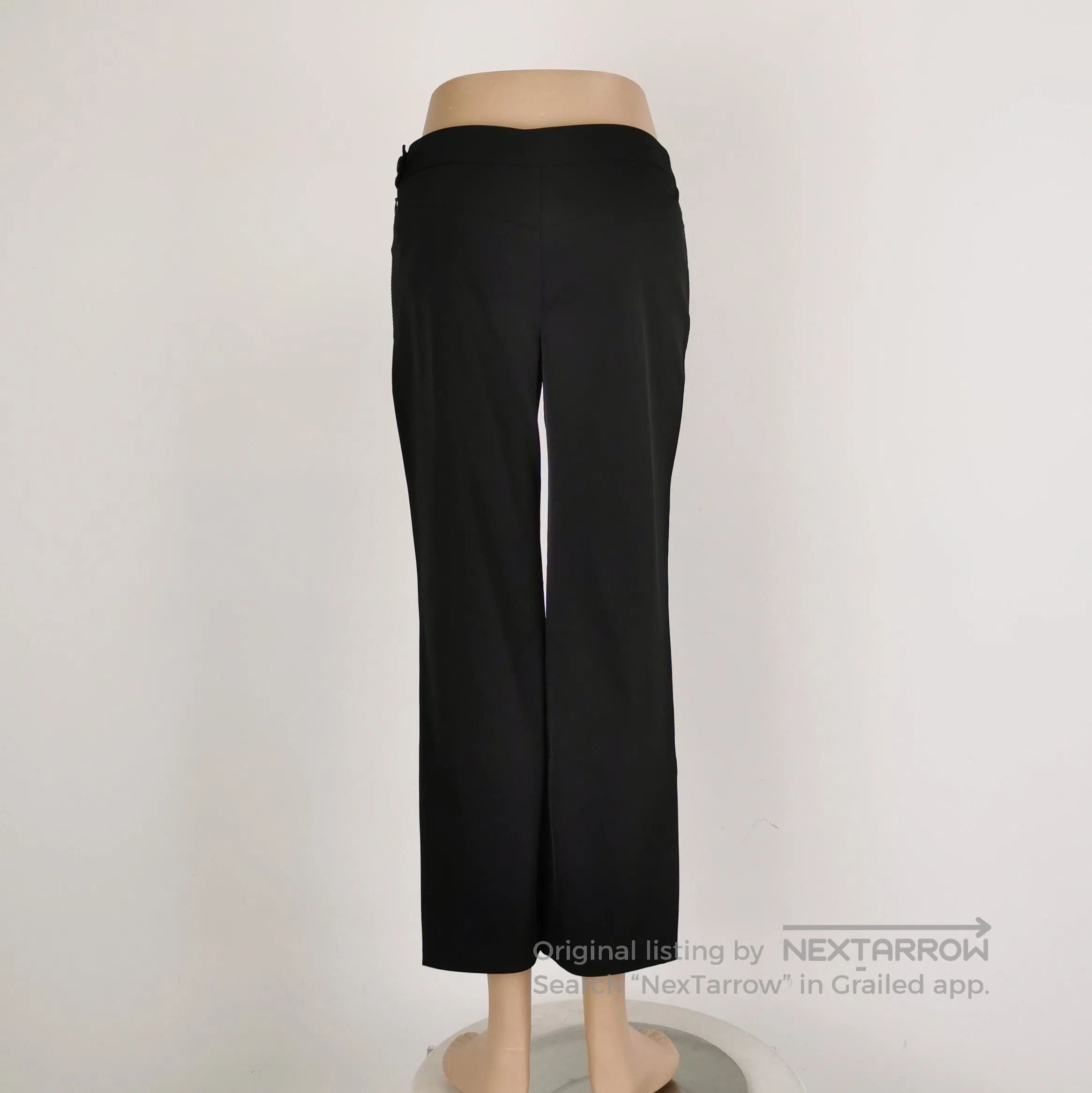 Prada Prada Black Straight Leg Pants Size 38 . Size 37" - 3 Thumbnail