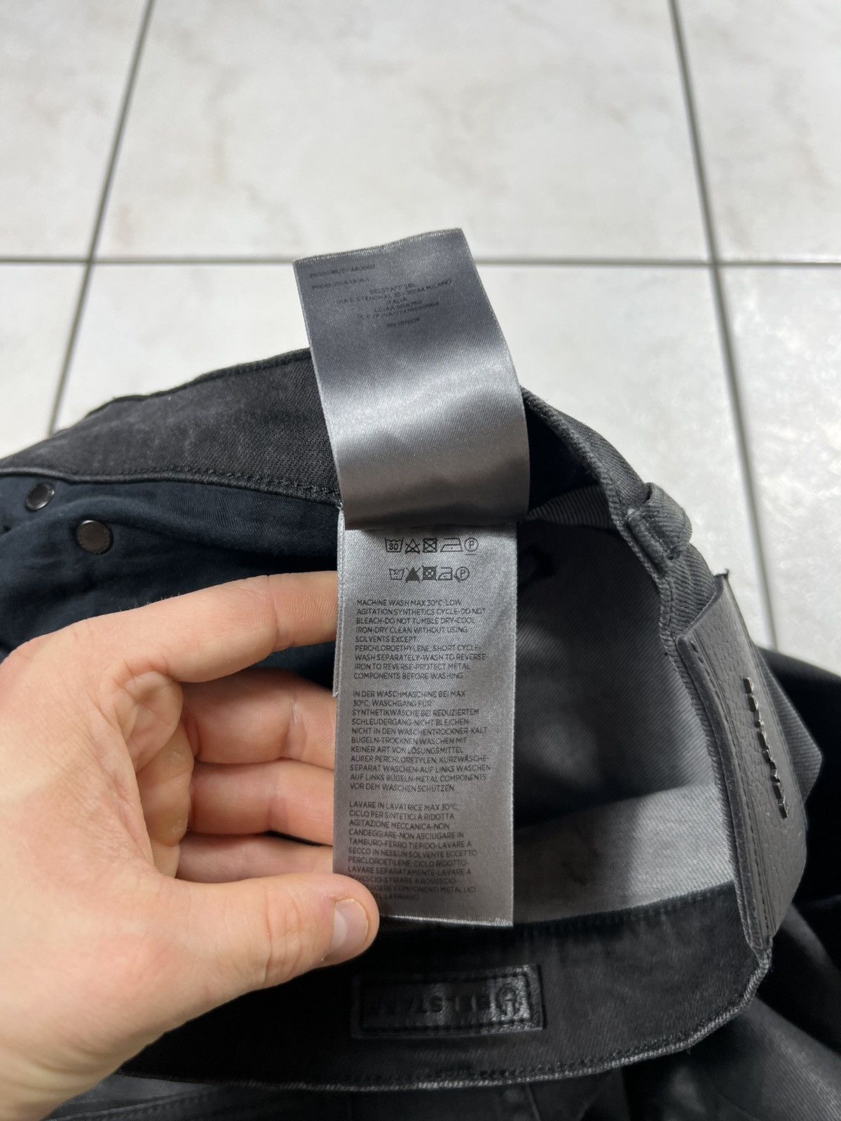 Belstaff Belstaff England waxed motorcycle slim fit pants with pocket Size US 33 - 22 Thumbnail