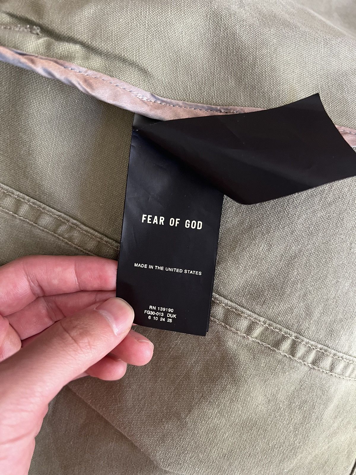Fear of God Fear of God Parachute Military Jacket Size US S / EU 44-46 / 1 - 9 Thumbnail