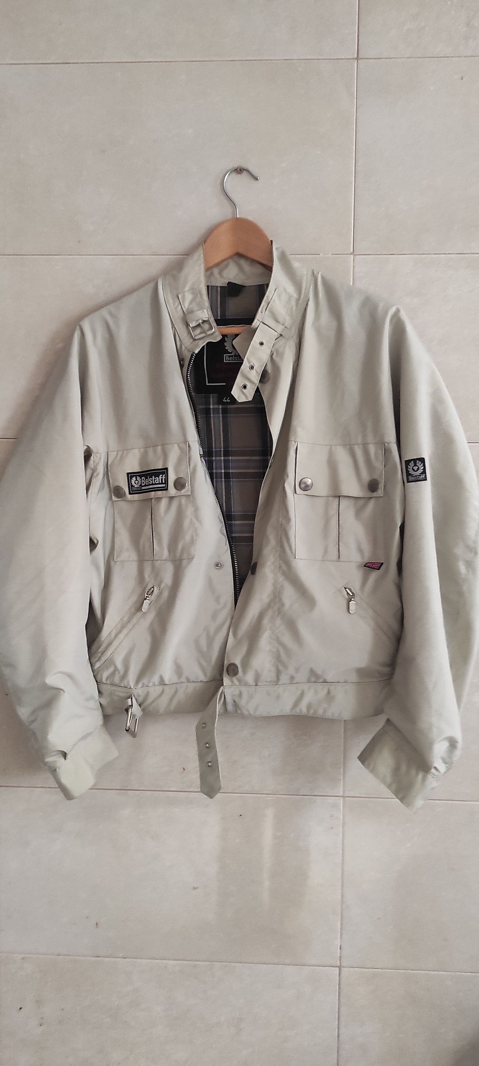 Belstaff Belstaff Nylon Beige Biker Motorcycle Jacket Size 44 Size US S / EU 44-46 / 1 - 10 Thumbnail