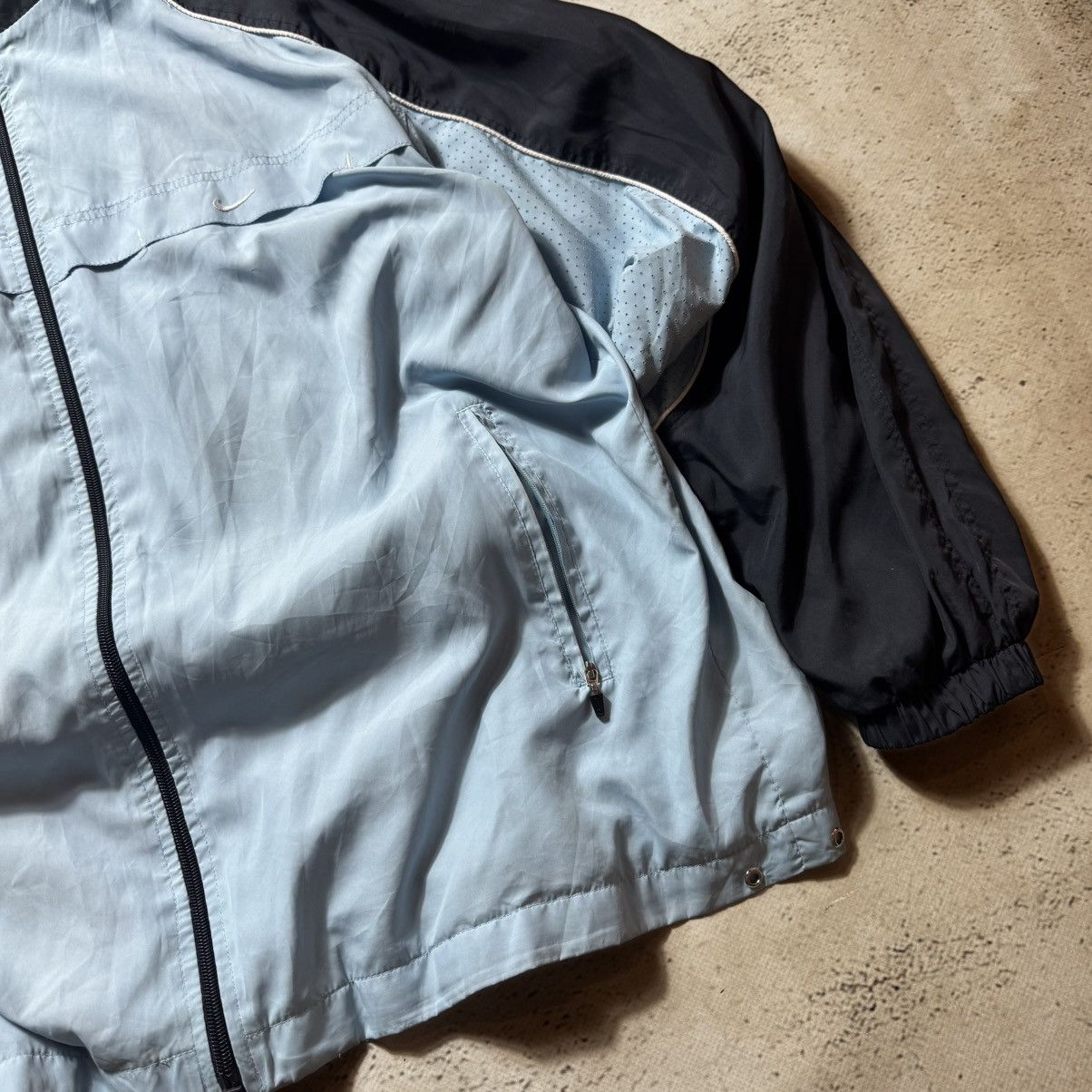 Nike vintage 90s nike zip hoodie drill Size US M / EU 48-50 / 2 - 5 Thumbnail