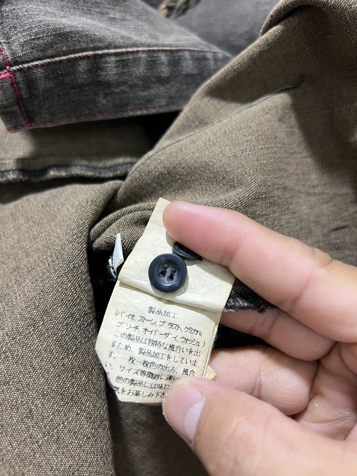 Designer × Japanese Brand × Tornado Mart TORNADO MART LONG SLEEVES DENIME SHIRT BUTTON UP Size US M / EU 48-50 / 2 - 14 Thumbnail