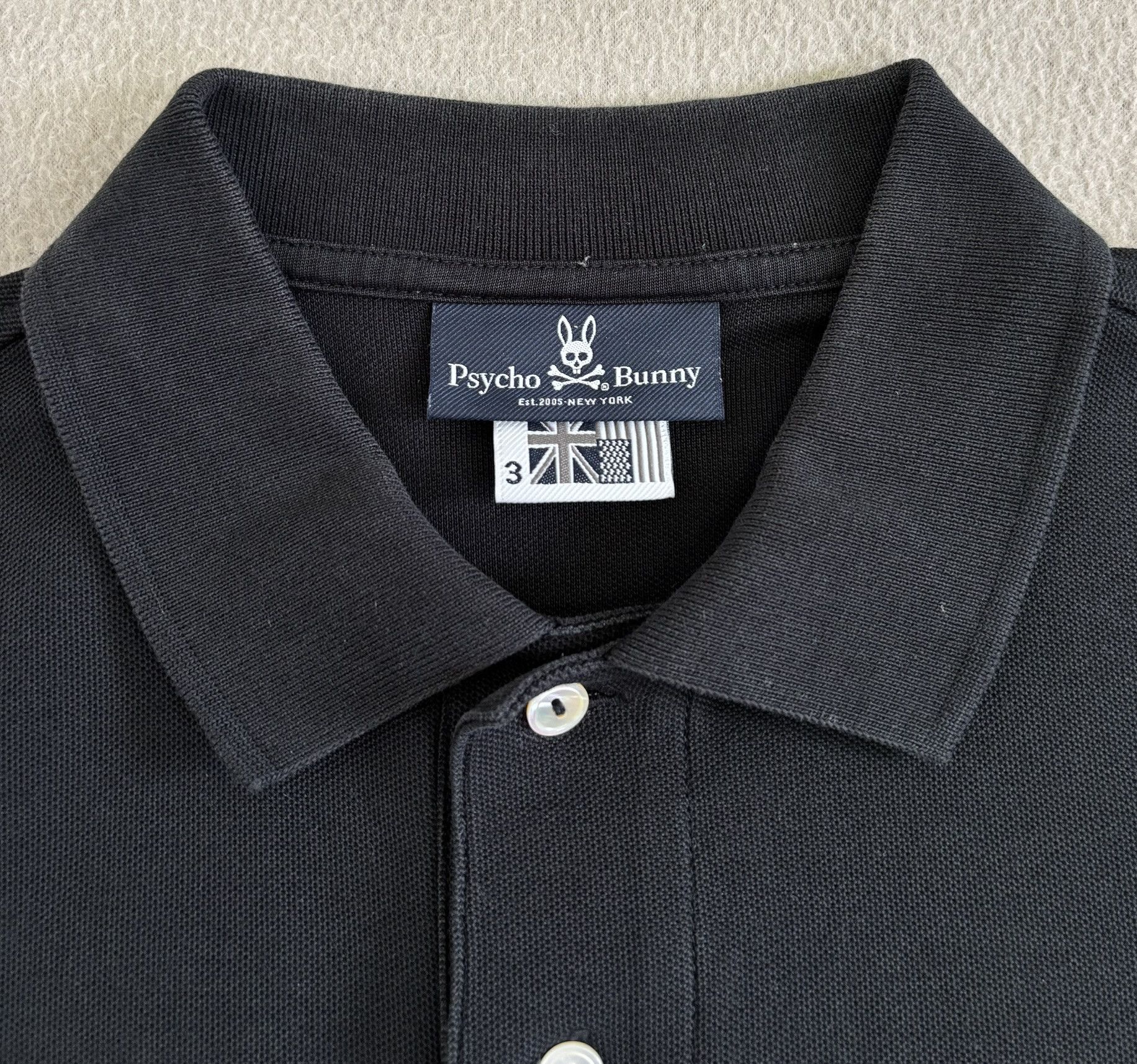 Psycho Bunny Psycho Bunny Black Polo Small Size US S / EU 44-46 / 1 - 11 Thumbnail