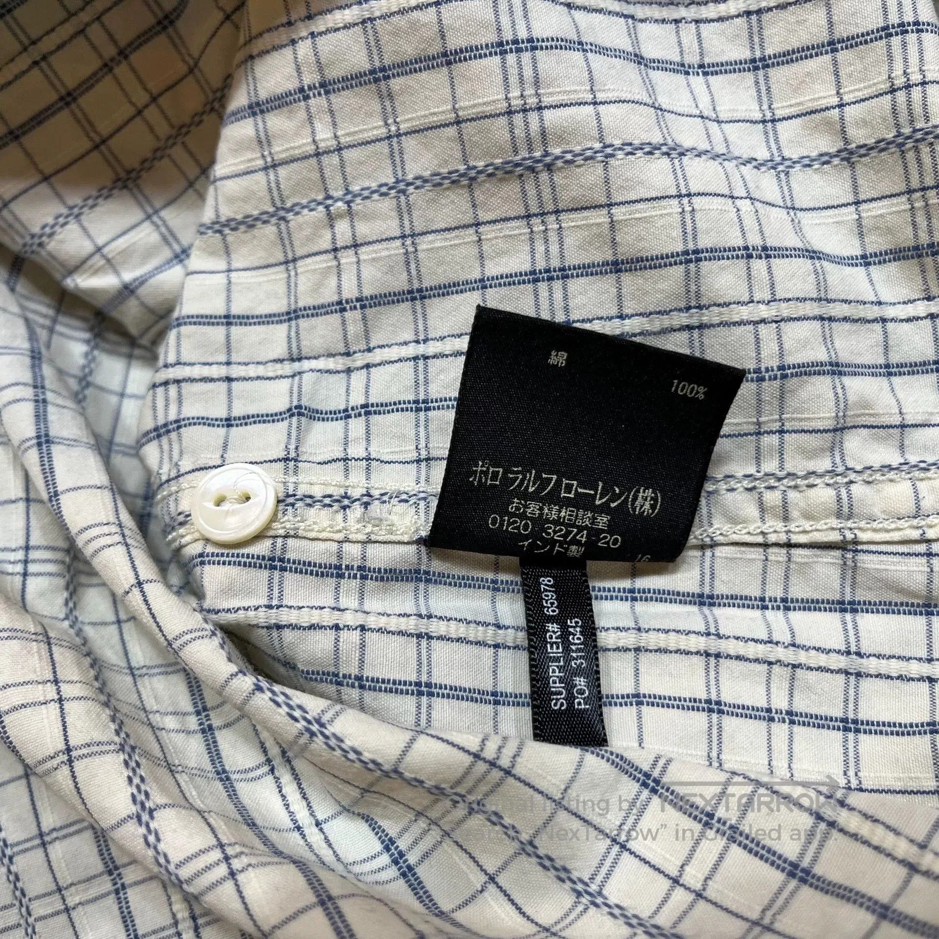 RRL Ralph Lauren RRL Plaid Button. Size US M / EU 48-50 / 2 - 4 Thumbnail