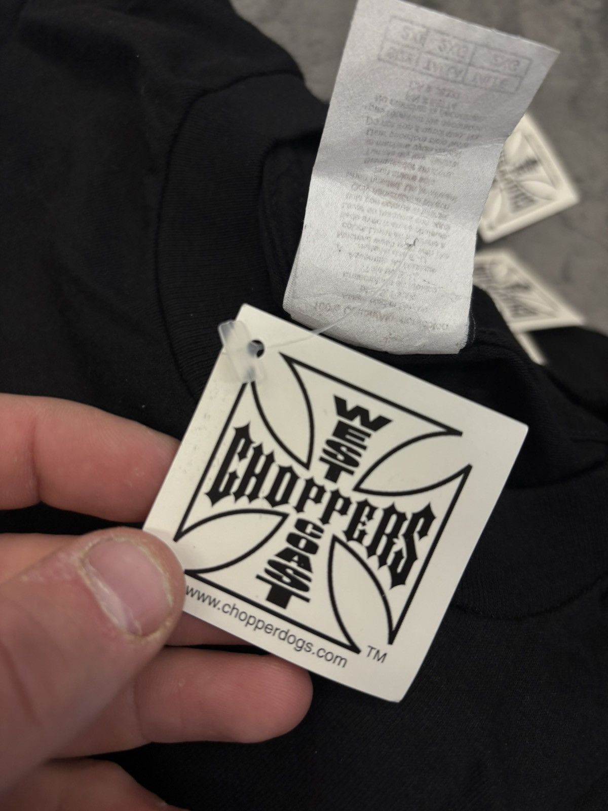 West Coast Choppers DEADSTOCK cfl tag west coast choppers long sleeve Size US XXL / EU 58 / 5 - 7 Thumbnail