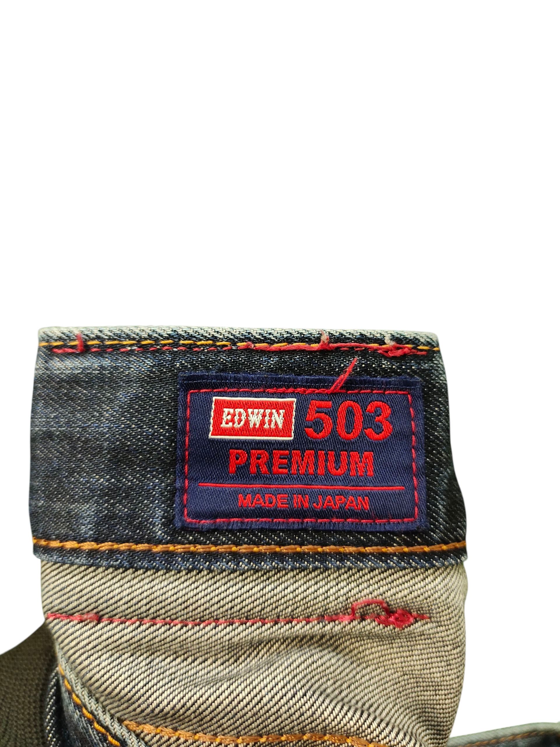 Comme des Garcons × Undercover Vintage 90s Edwin 503 Clawmark Distress Faded Denim Jeans Size US 35 - 12 Thumbnail