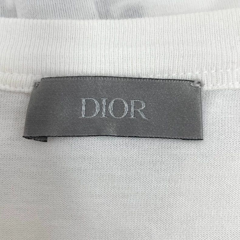 Dior Dior White logo letter print cotton round-neck short-sleeve Size US XS / EU 42 / 0 - 5 Thumbnail