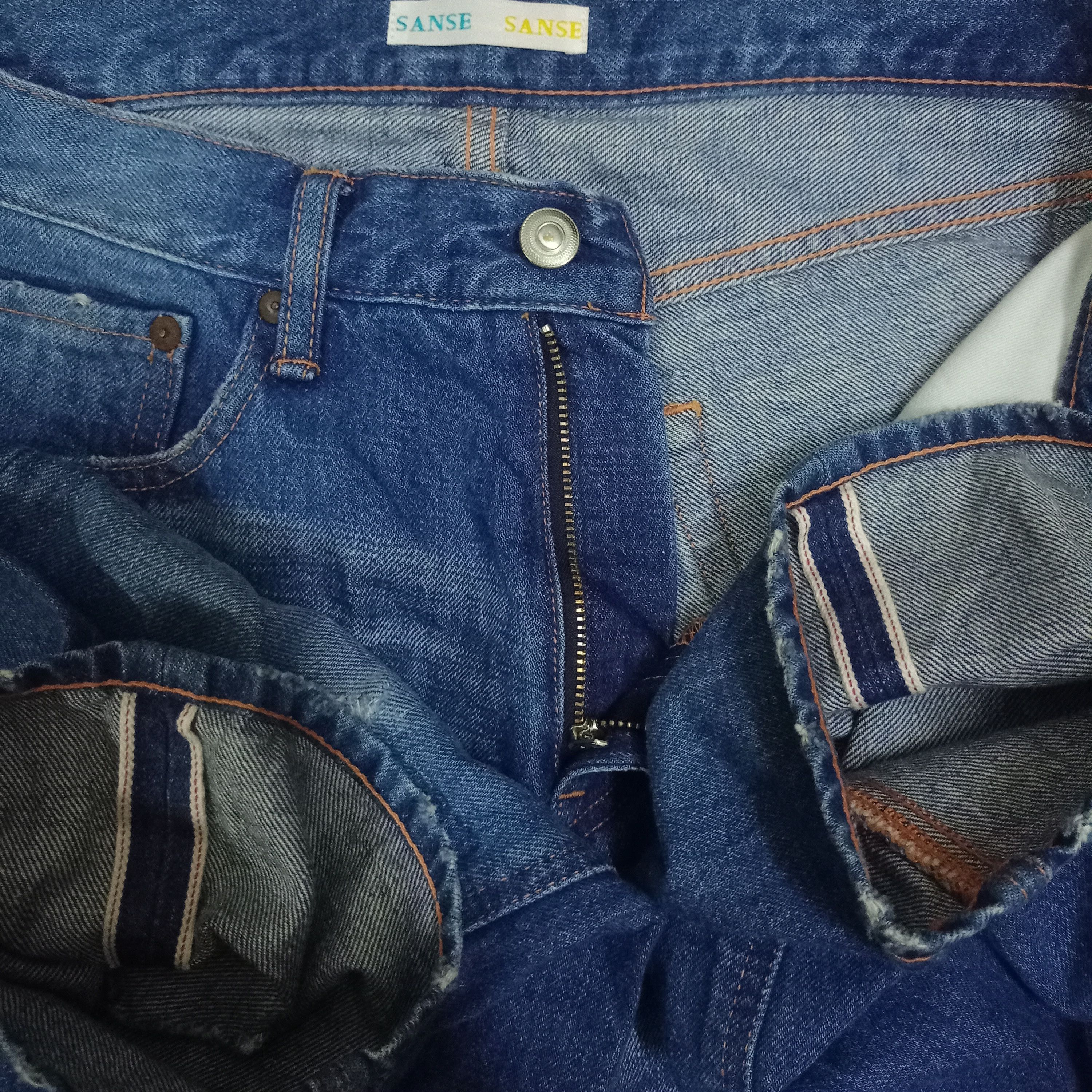 Japan Blue Vintage Setto By JAPAN BLUE Selvedge Ripped Jeans 29x31 Size US 29 - 3 Thumbnail