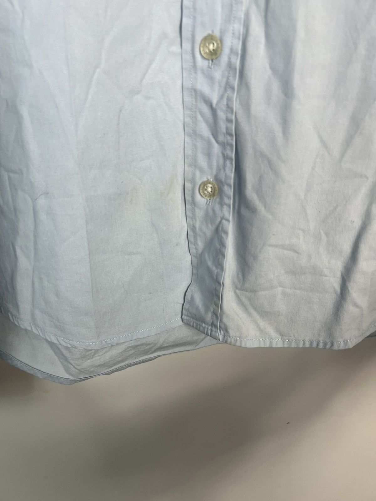 Burberry Shirt Burberry Brit Logo Baby Blue Size US M / EU 48-50 / 2 - 7 Thumbnail