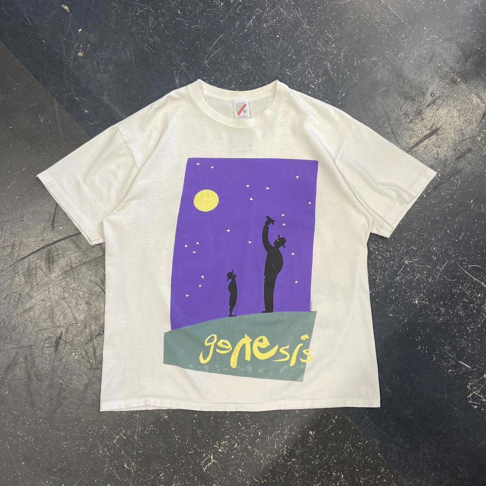 Vintage Vintage 1992 Genesis Night Sky Tour Tee Size US XL / EU 56 / 4 - 4 Thumbnail