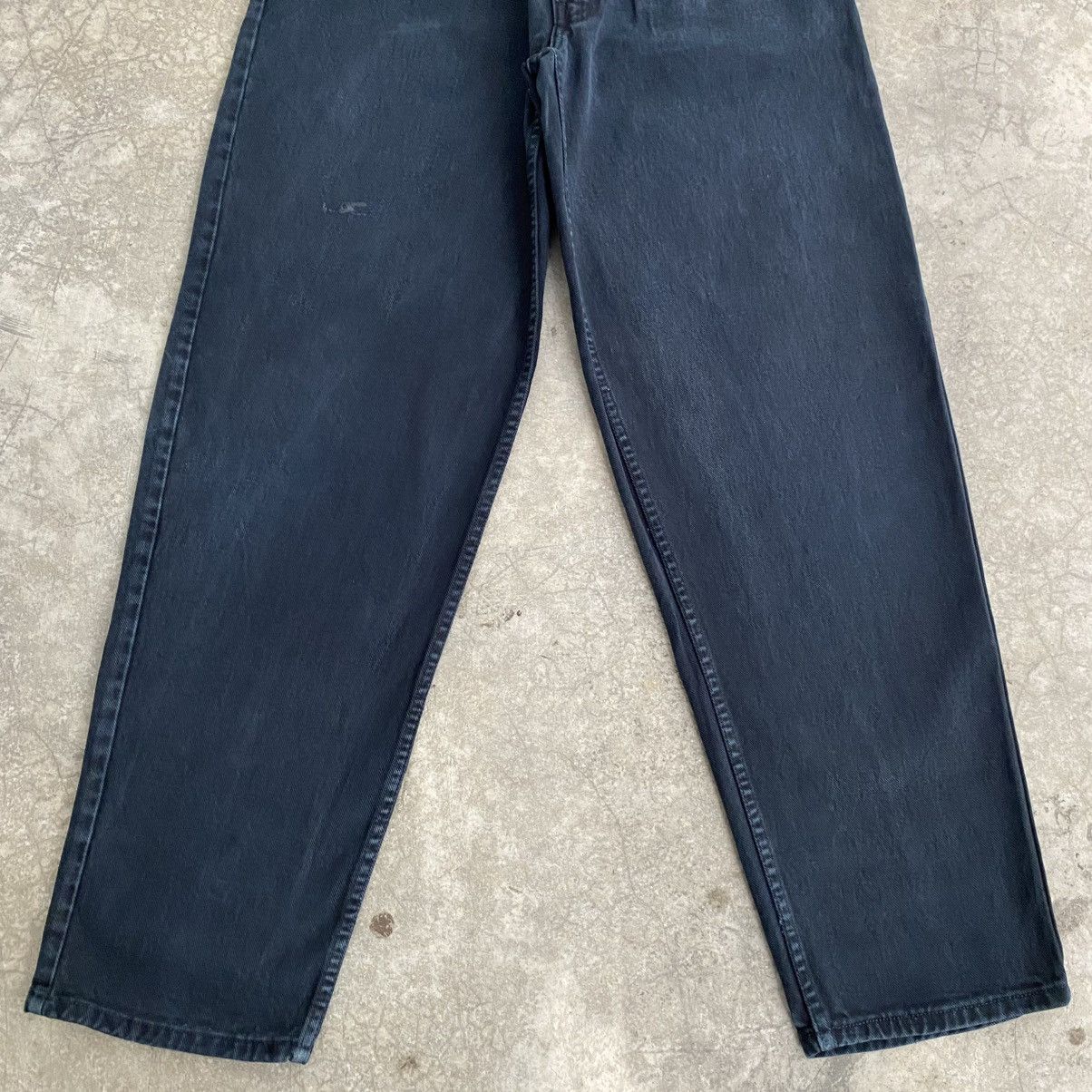 Levi's Vintage 1995 Levis Silvertab “Baggy” Faded Black Jeans Size US 32 / EU 48 - 5 Thumbnail