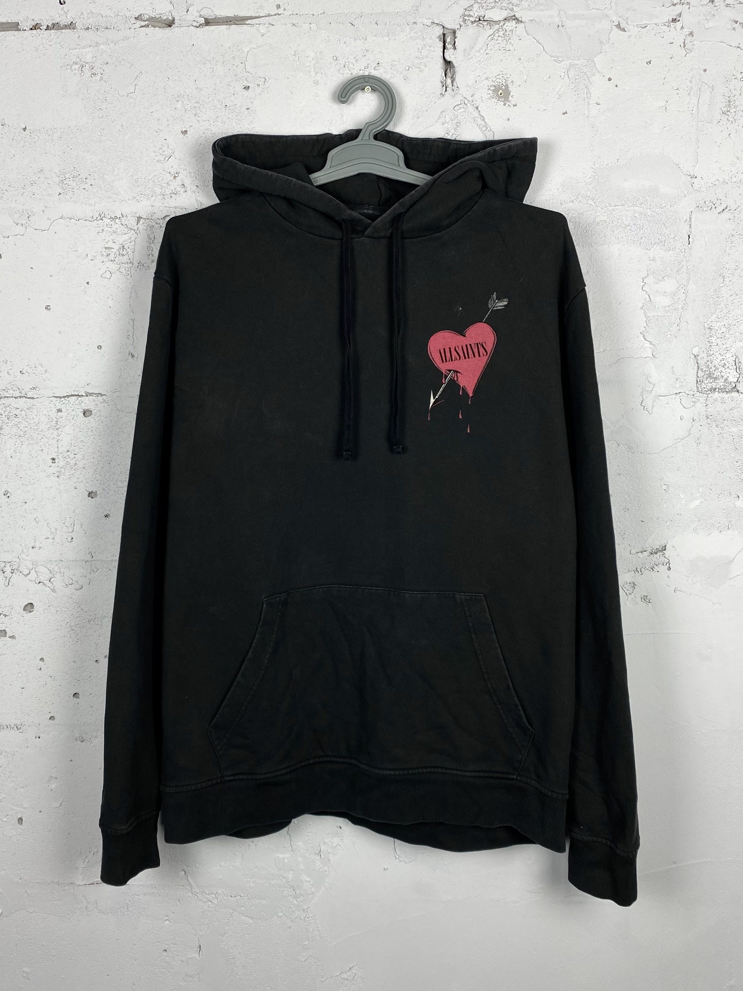 All saints bleeding heart hoodie sale