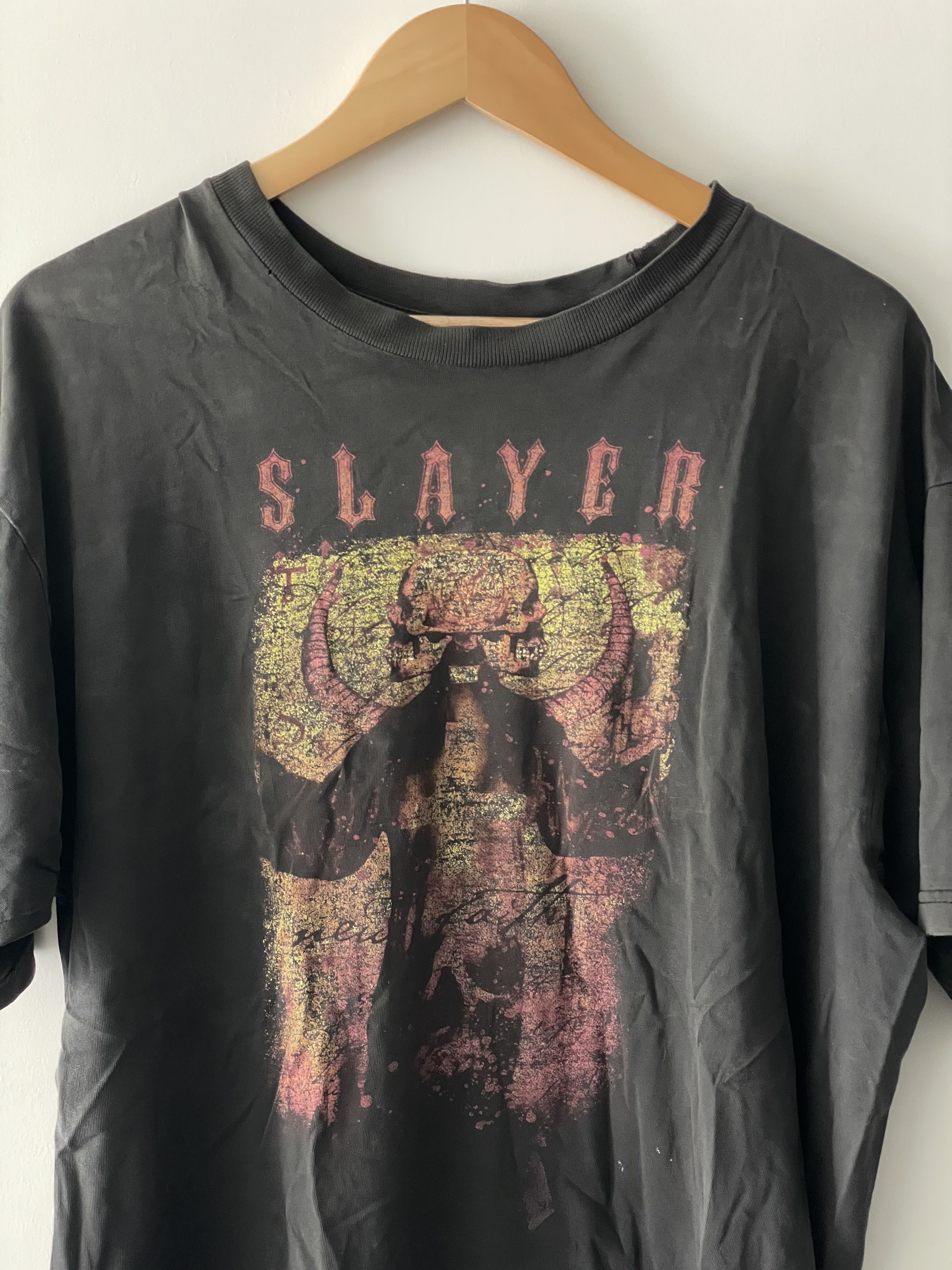 Slayer × Vintage OG Slayer Tee sz XL Size US XL / EU 56 / 4 - 2 Thumbnail