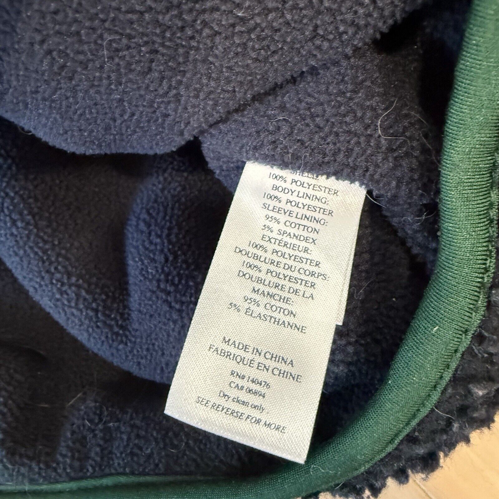 Faherty Faherty Dream Fleece Jacket Women's S Navy Striped Sherpa Size S / US 4 / IT 40 - 7 Thumbnail