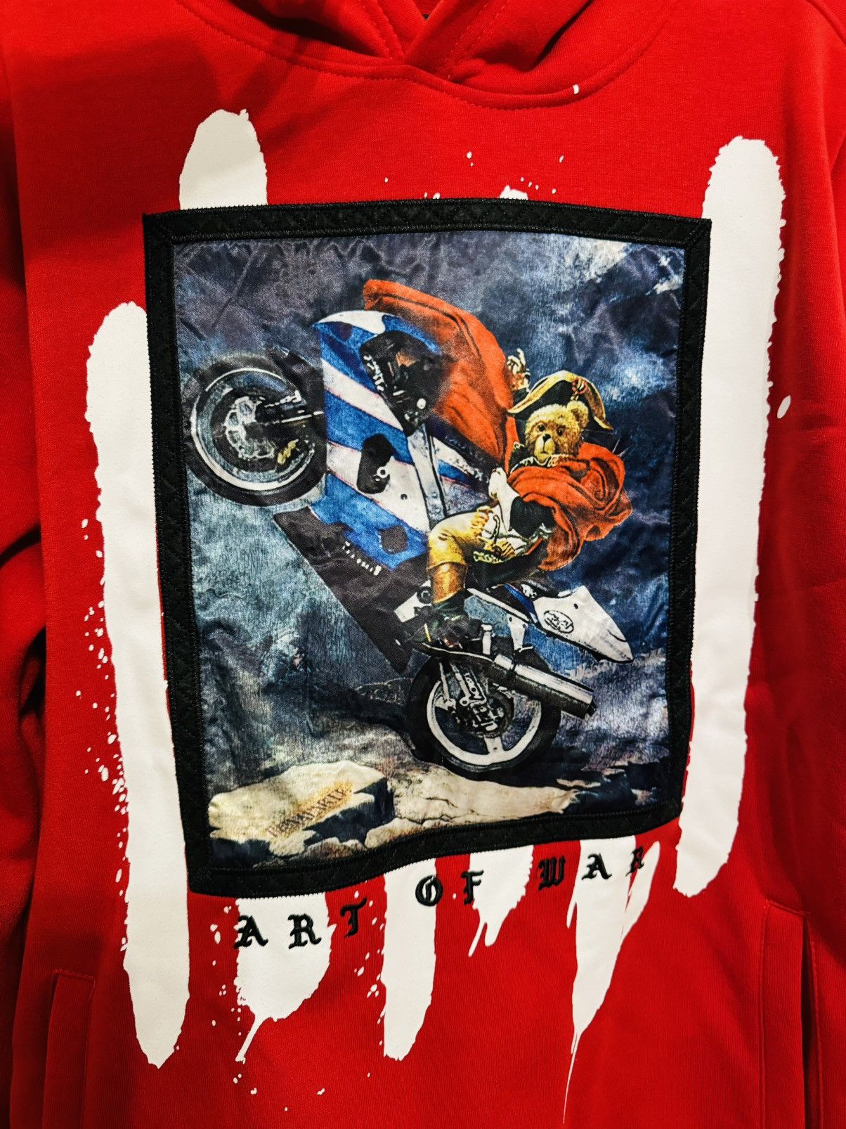 Other Rebel Minds Red Men's Graphic Hoodie Size M Size US M / EU 48-50 / 2 - 5 Thumbnail