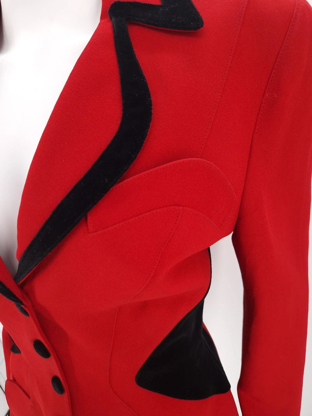 Thierry Mugler Archival Thierry Mugler Hourglass Jacket Art Deco Size L / US 10 / IT 46 - 6 Thumbnail