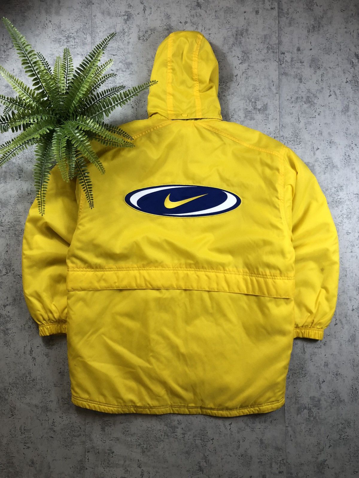 Nike Streetwear Vintage 90 s NIKE RETRO BIG BACK CENTRAL SWOOSH LOGO OUTDOOR JACKET Grailed