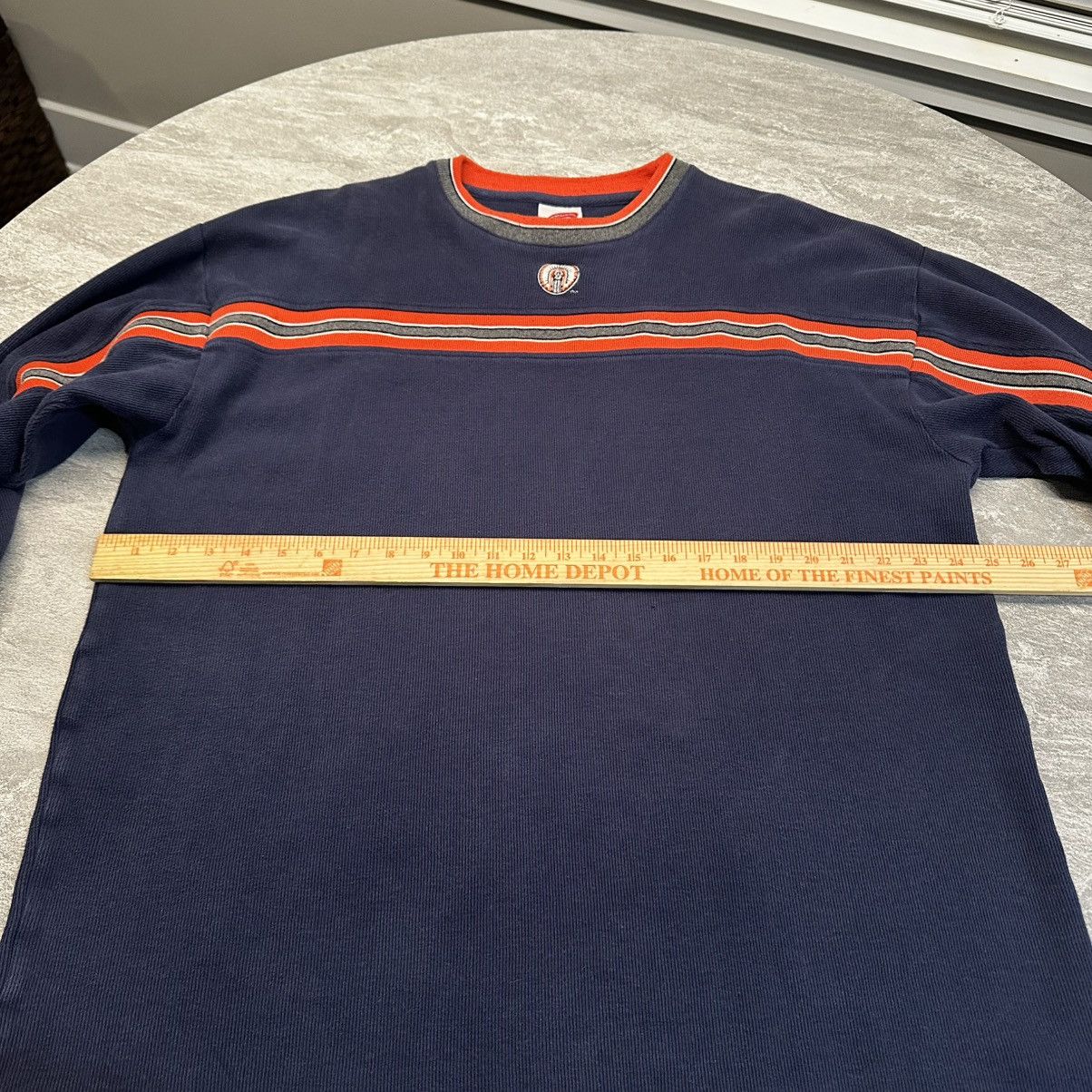 NCAA × Vintage Vintage Y2K Illinois Fighting Illini Knit Striped Sweater Size US XL / EU 56 / 4 - 5 Thumbnail