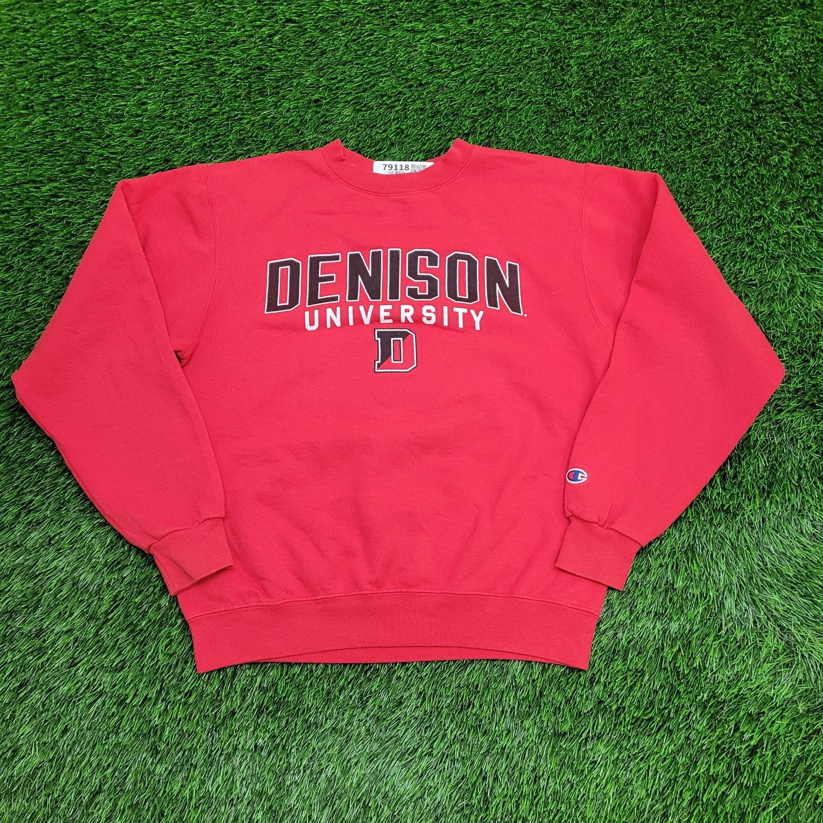 Champion Denison University Cropped Sweatshirt Small 20x22 Baggy Grailed