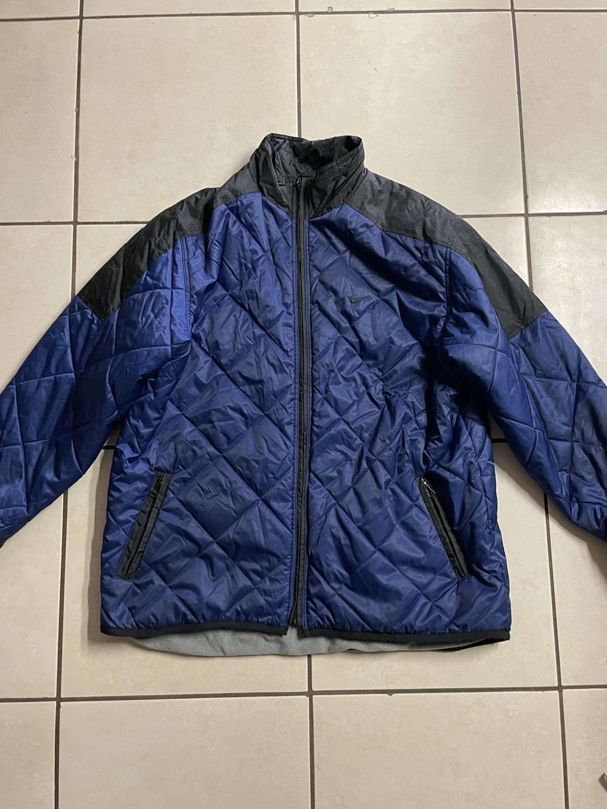 Nike Vintage 90s Nike Quilted Puffer Jacket Size US XL / EU 56 / 4 - 1 Thumbnail