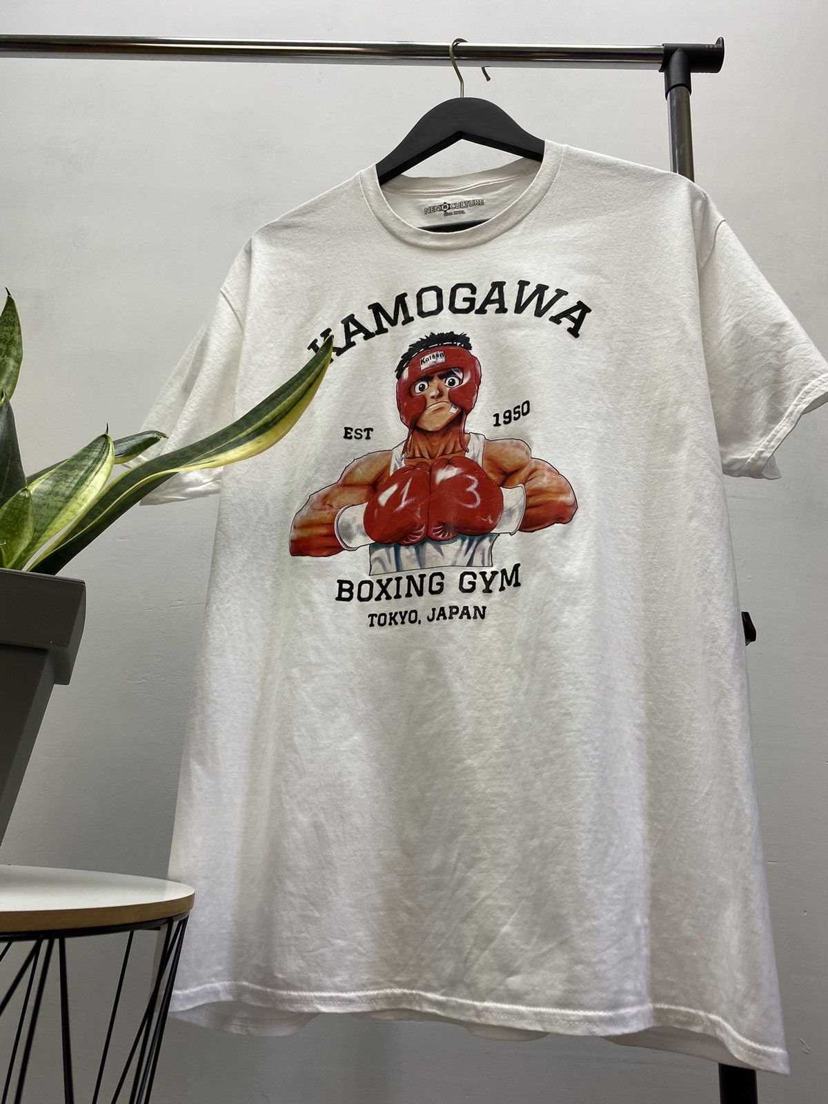 Anime HAJIME NO IPPO Komogawa Boxing Gym anime T Shirt Size US XXL / EU 58 / 5 - 5 Thumbnail