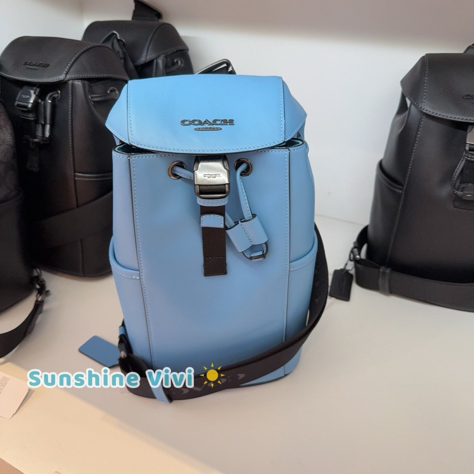 Coach NWT Coach Racer Pack Bag Backpack Leather CBI69 Size ONE SIZE - 1 Thumbnail