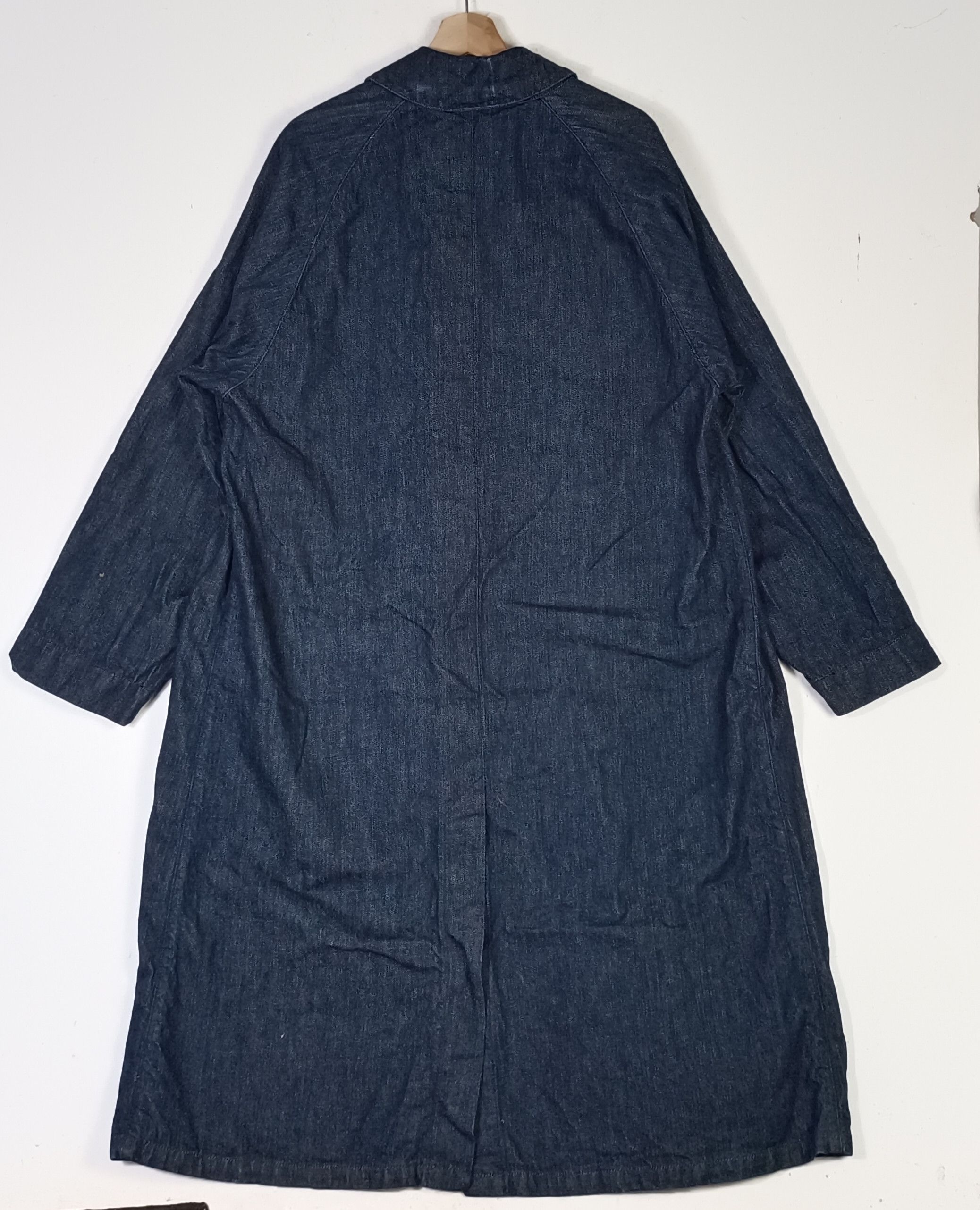 Evisu RARE🔥🔥 EVISU "Autumm Winter" Denim Long Jacket Size US XXL / EU 58 / 5 - 5 Thumbnail