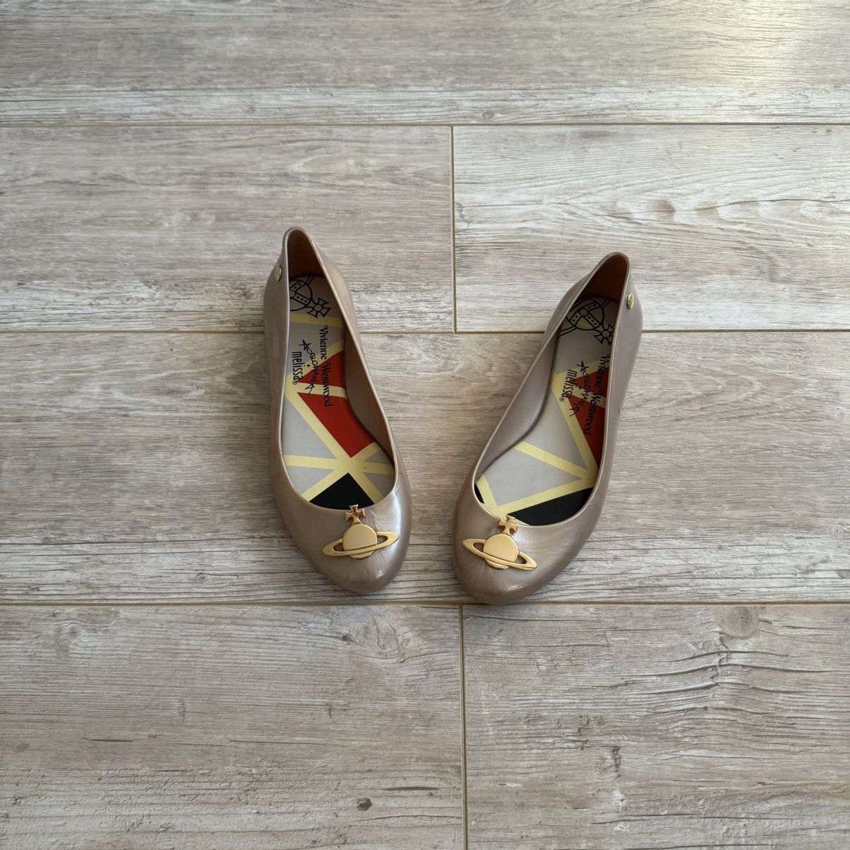Melissa × Vivienne Westwood Vivienne Westwood Mellisa Ballet Flats Size US 6 / IT 36 - 1 Thumbnail