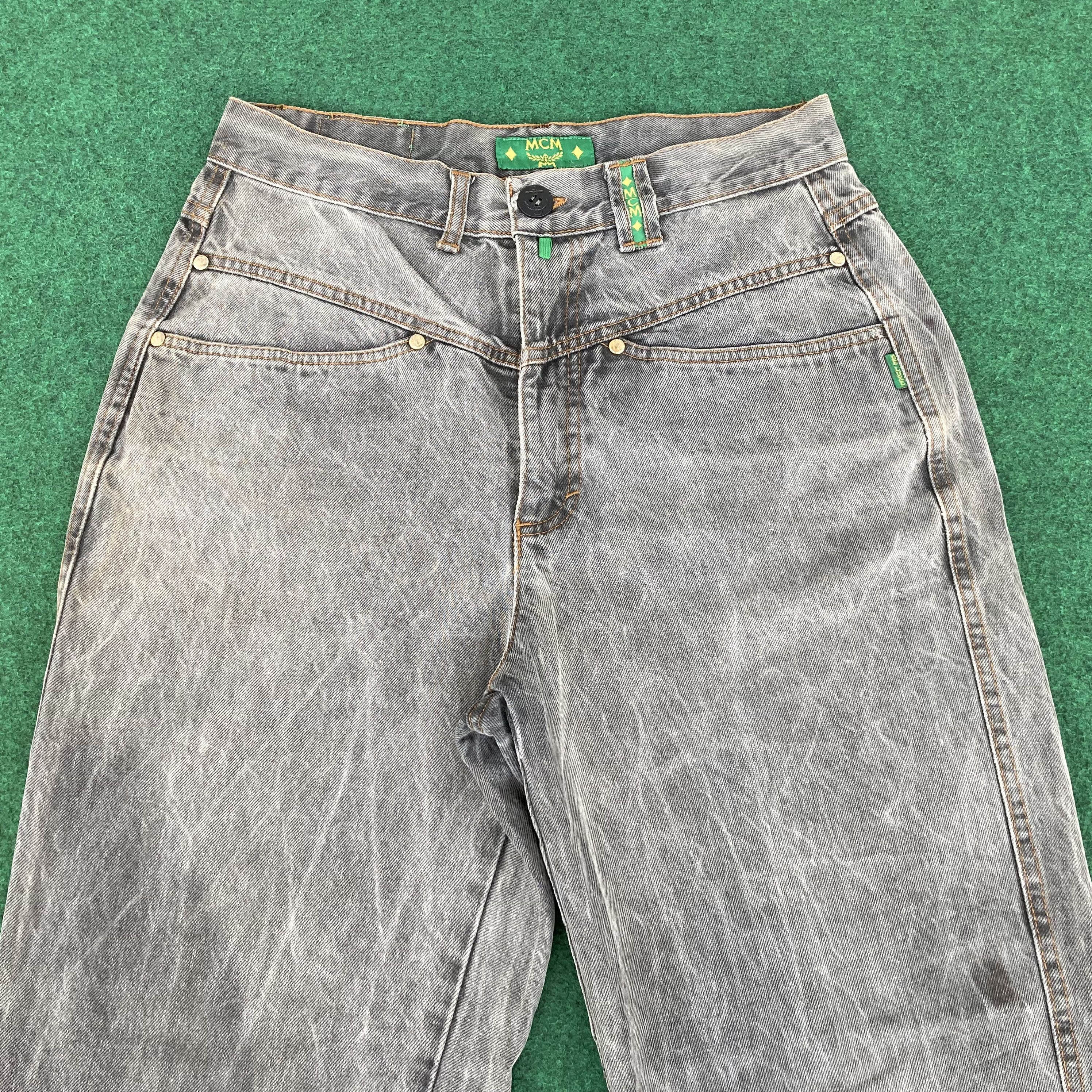 MCM × Vintage Vtg MCM Legere Monogram Jeans Size 29" - 3 Thumbnail