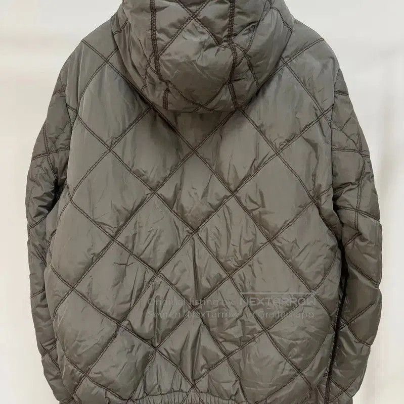 Prada Prada Men's Quilted Hooded Jacket in Olive. Size US L / EU 52-54 / 3 - 2 Thumbnail