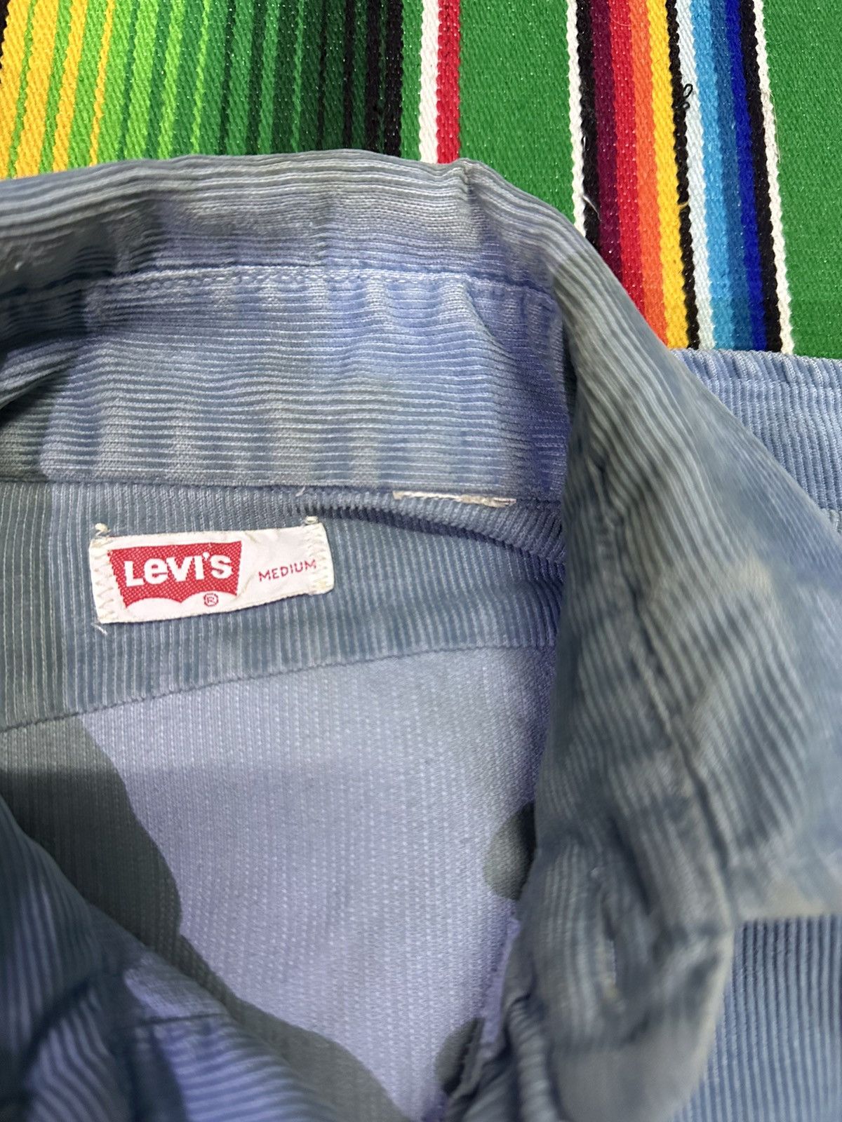 Levi's Vintage Clothing 💥Vintage Levis 70s💥 White Tab Big E Cudroy Rare desing💥 Size US L / EU 52-54 / 3 - 7 Thumbnail