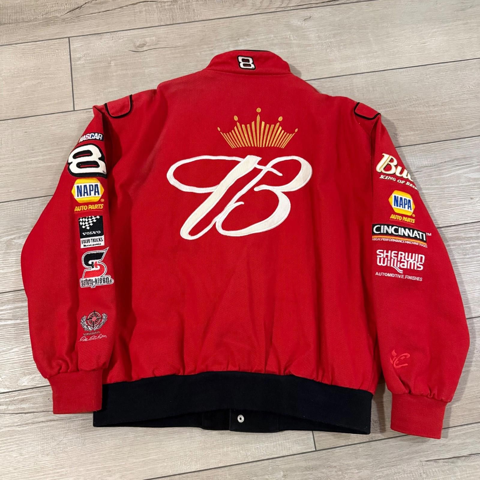 Chase Authentics Vintage Budweiser NASCAR Jacket Dale Earnhardt Jr 8 Chase L Size US L / EU 52-54 / 3 - 2 Thumbnail