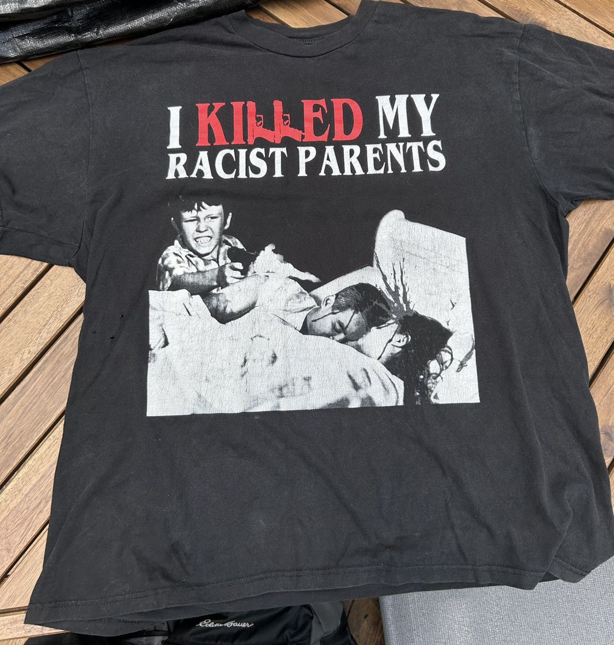 City Morgue × Missing Since Thursday FuckThe2000s Racist parents tee Size US XL / EU 56 / 4 - 1 Thumbnail