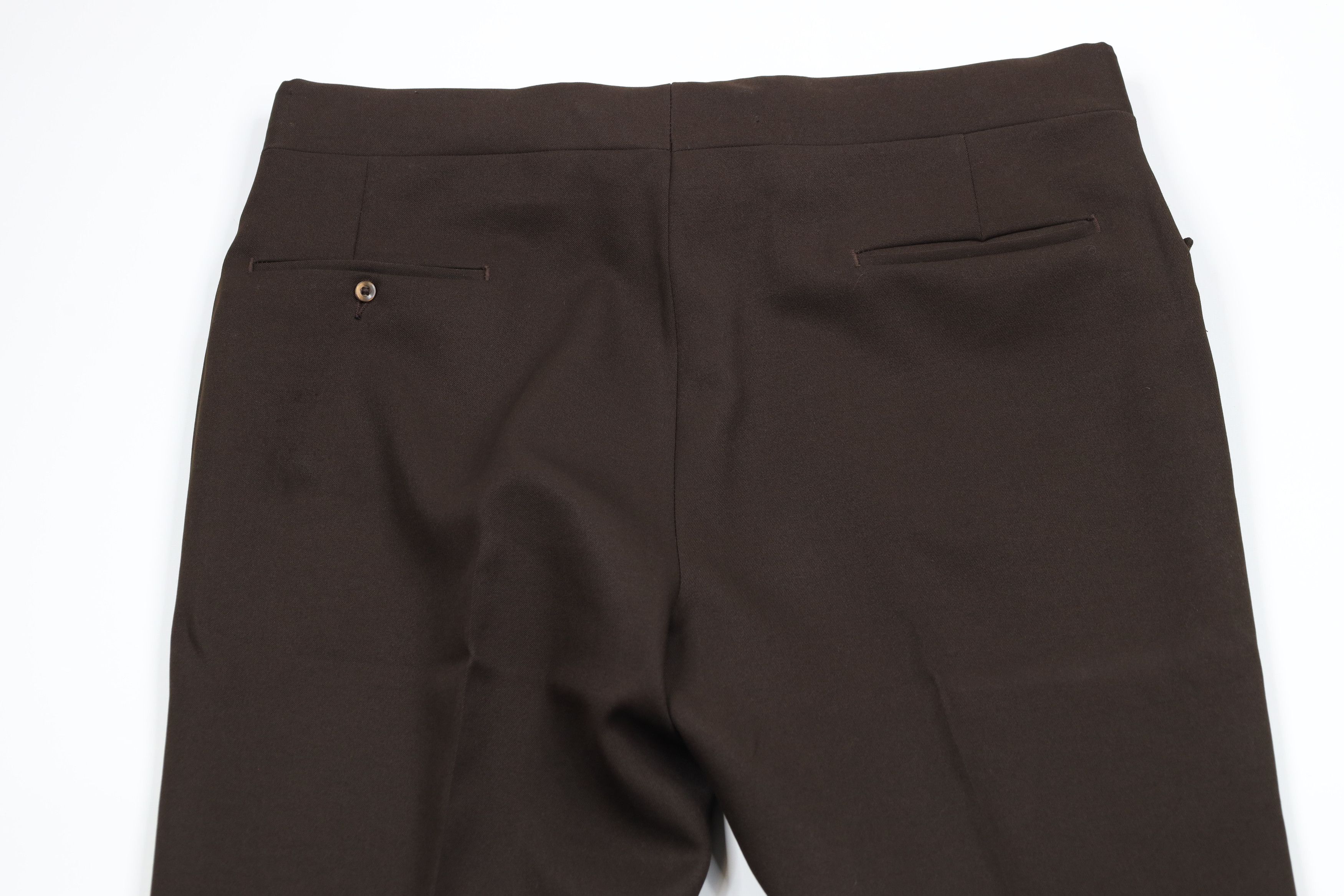 Vintage Vintage 70s Streetwear Wide Leg Knit Chino Pants Brown Size US 38 / EU 54 - 11 Thumbnail