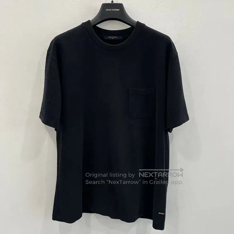Louis Vuitton Louis Vuitton Black Cotton Men's T-Shirt . Size US L / EU 52-54 / 3 - 1 Thumbnail