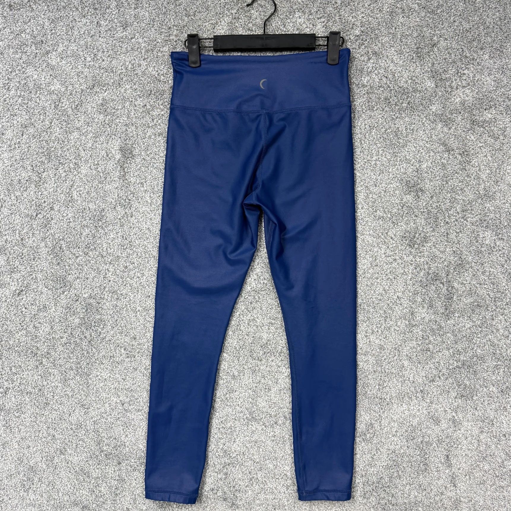 Vintage Zyia Active Leggings Womens 6-8 Blue Mid Rise Ankle 24in Inseam Gym Yoga Running Stretch Knit Polyester Spandex Size 28" / US 6 / IT 42 - 7 Thumbnail