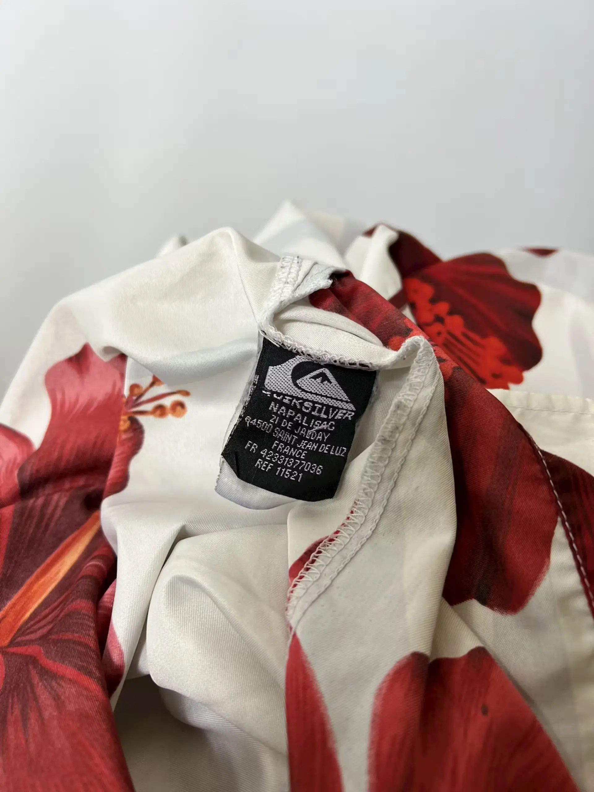 Quiksilver × Vintage Quiksilver Hawaiian floral shirt Size US L / EU 52-54 / 3 - 3 Thumbnail