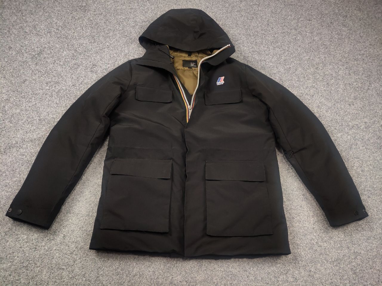 K-Way K-Way Jonas Thermo Heavy Zip Puffer Winter hooded Jacket Size US S / EU 44-46 / 1 - 4 Thumbnail