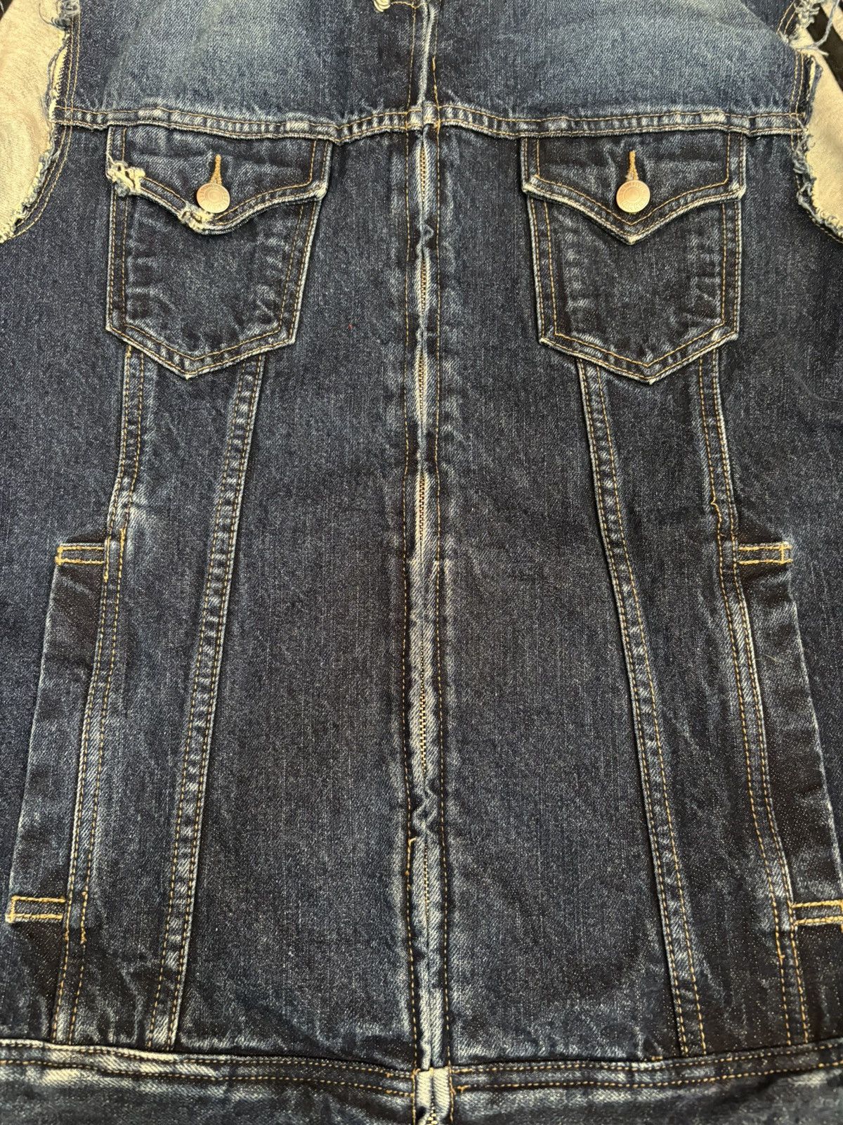 Designer Katharine hamnett london denim jacket Size US L / EU 52-54 / 3 - 13 Thumbnail