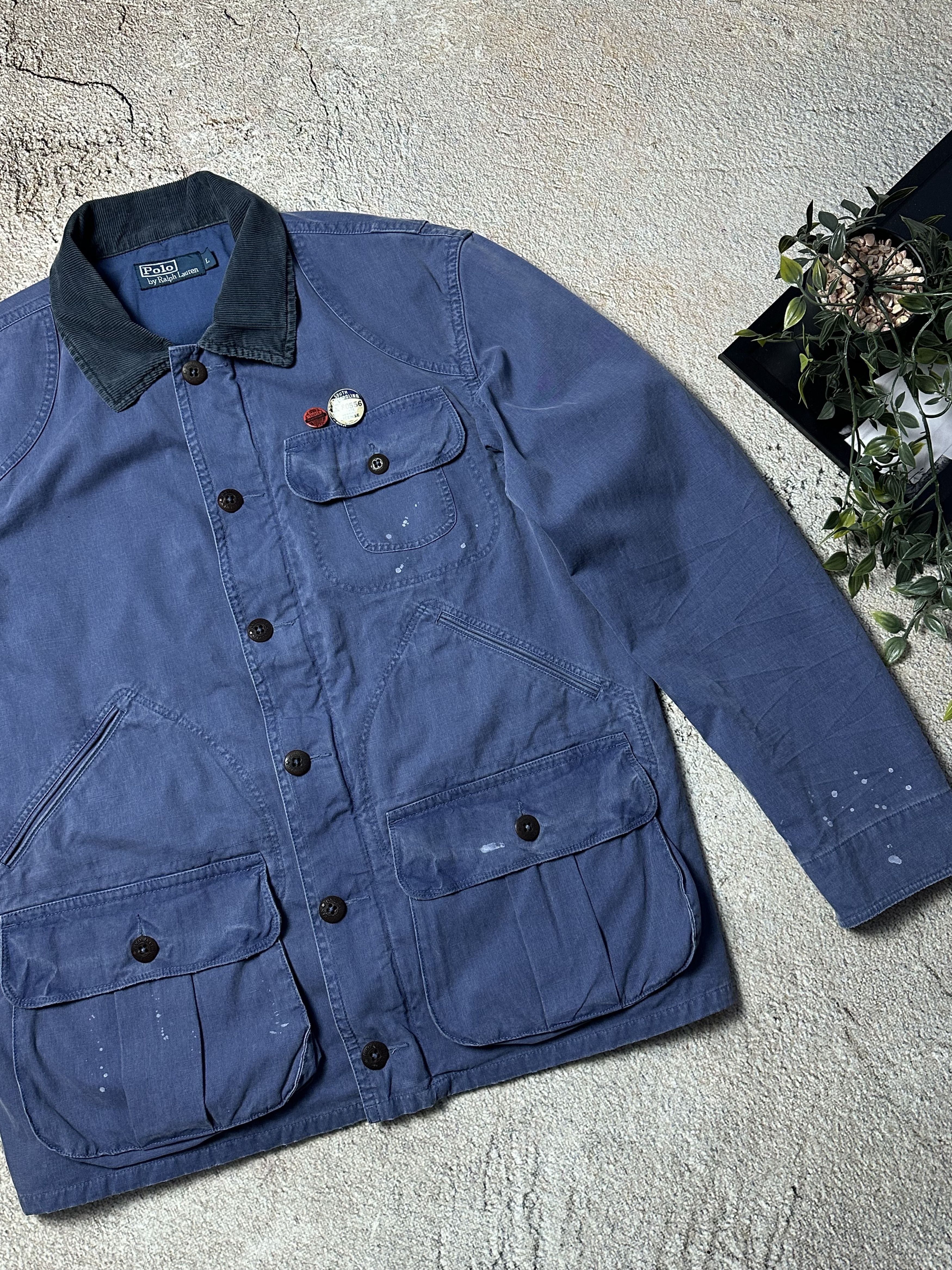 Polo Ralph Lauren × Ralph Lauren × Vintage Vintage polo ralph lauren jacket indigo mohawk RRL Size US L / EU 52-54 / 3 - 4 Thumbnail