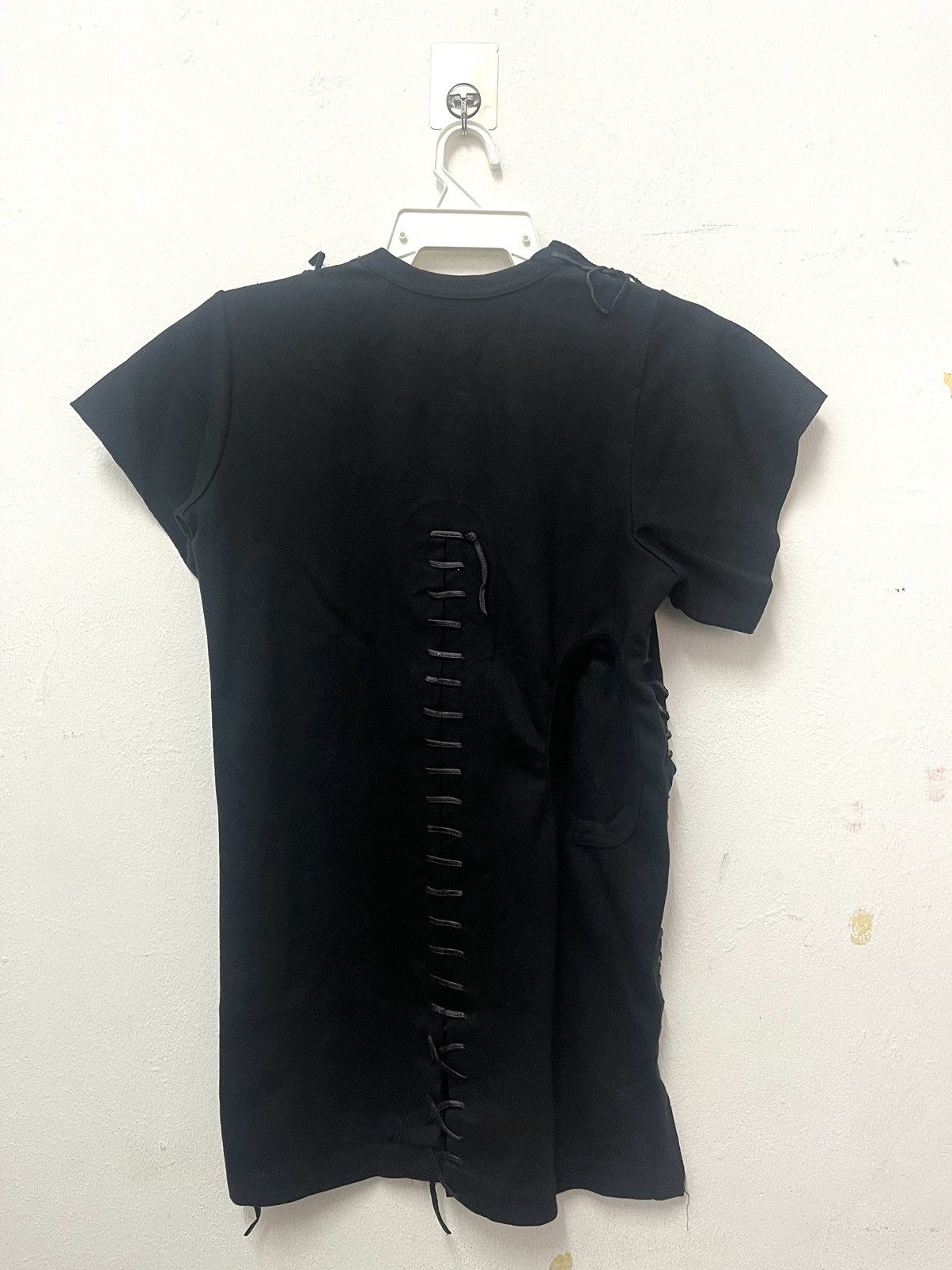 Comme des Garcons × Japanese Brand × Vintage Comme Des Garcons Femme RunWay Black T-shirt Size US S / EU 44-46 / 1 - 7 Thumbnail