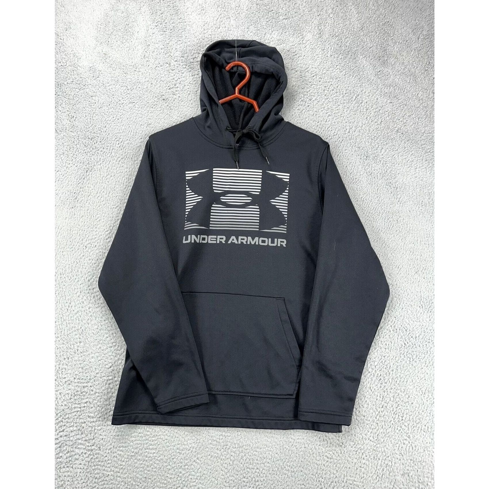 Under Armour Under Armour Shirt Mens M Black Hoodie Sweatshirt Adult Graphic Print Athletic Size US M / EU 48-50 / 2 - 4 Thumbnail