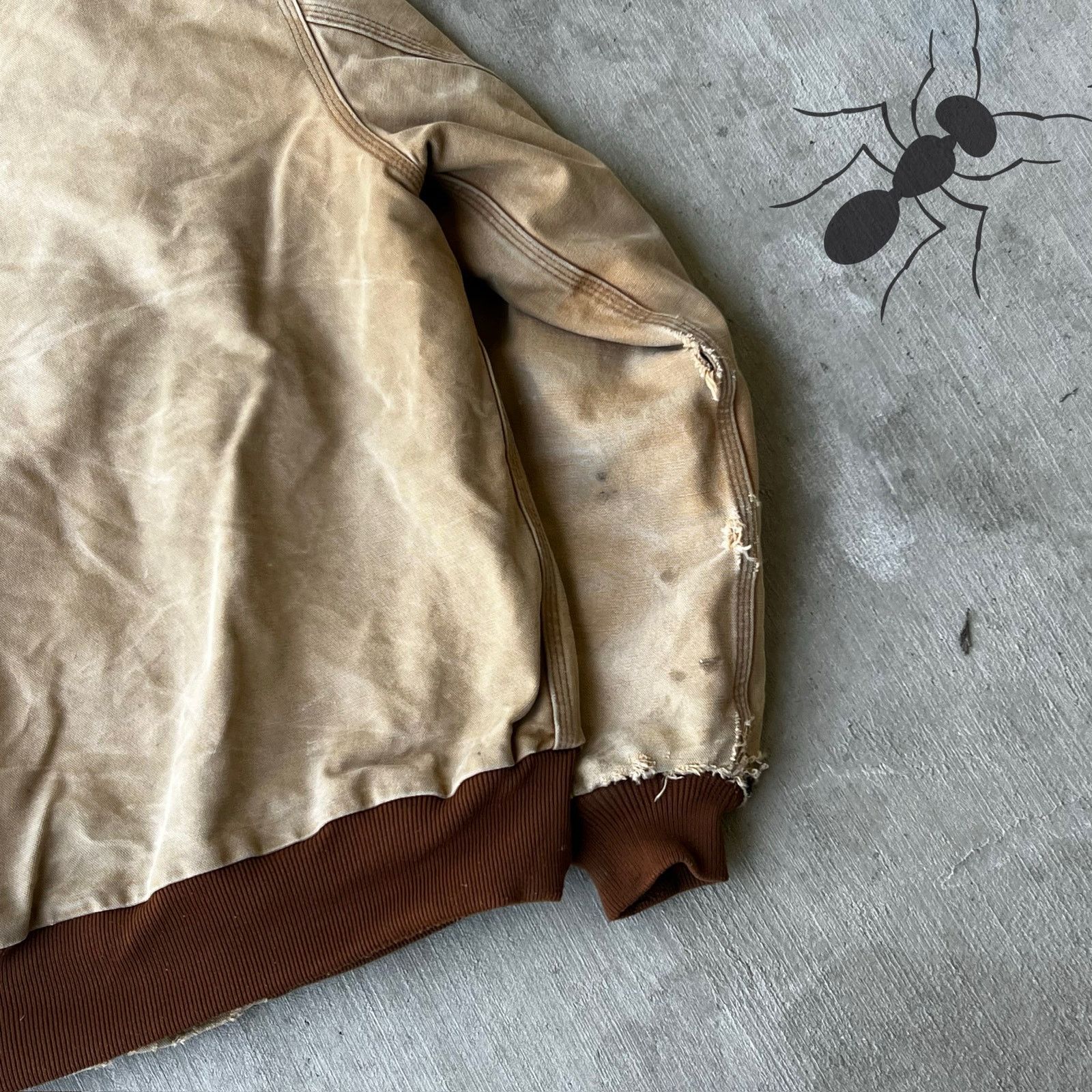 Carhartt × Vintage Carhartt J158 BRN brown hooded work wear jacket Size US L / EU 52-54 / 3 - 14 Thumbnail