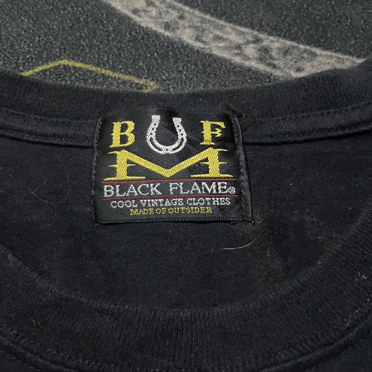 Band Tees × Vintage 💥BlackFlame Bonehead Dub Music Backhit Tees Size US S / EU 44-46 / 1 - 4 Thumbnail