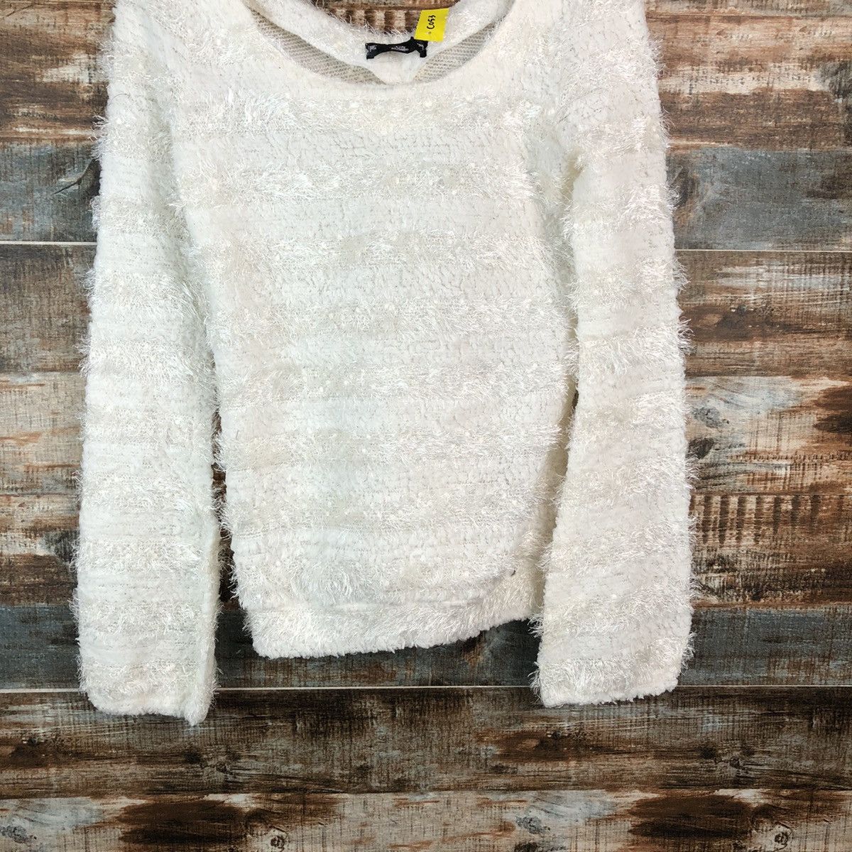 Homespun Knitwear × Japanese Brand DLL Ank Rouge White Knitwear #C053 Size S / US 4 / IT 40 - 3 Thumbnail