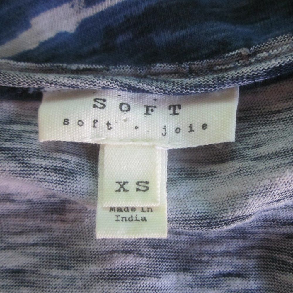 Joie Soft Joie Blue Cotton Dress Size XS Size XS / US 0-2 / IT 36-38 - 4 Thumbnail
