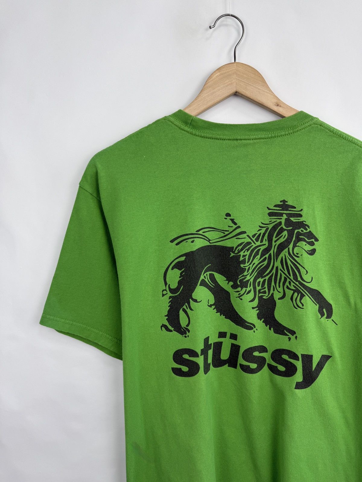 Stussy 🇺🇸 Y2K Stussy Rasta Lion T-Shirt Skatewear Rare Retro Hype Size US L / EU 52-54 / 3 - 4 Thumbnail
