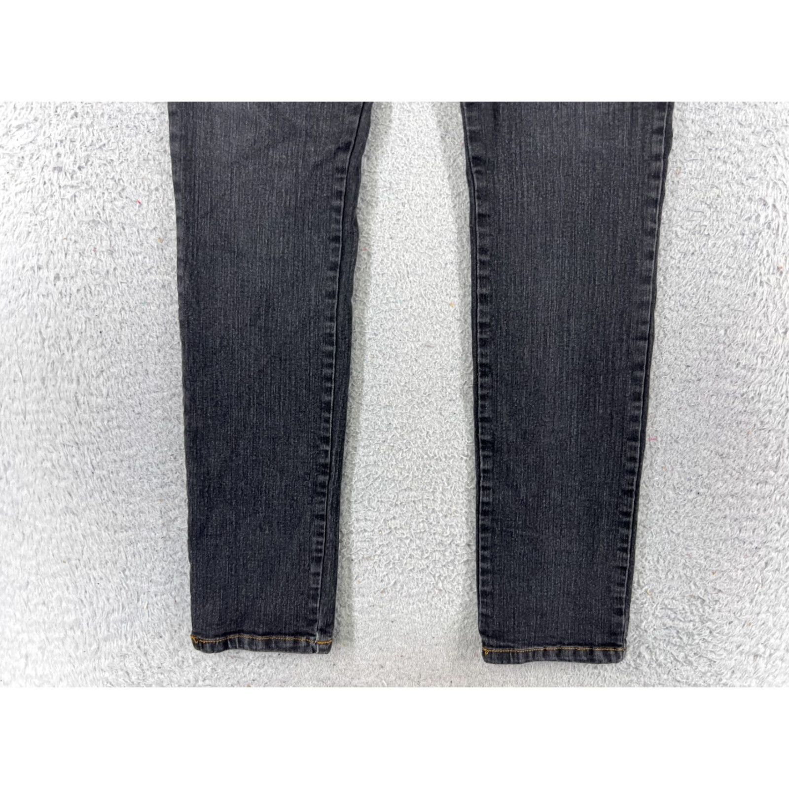 Denime Vintage Jalate Womens Jeans Skinny Black Denim Low Rise 32x31 Cotton City Style Size 34" / US 12 / IT 48 - 2 Thumbnail